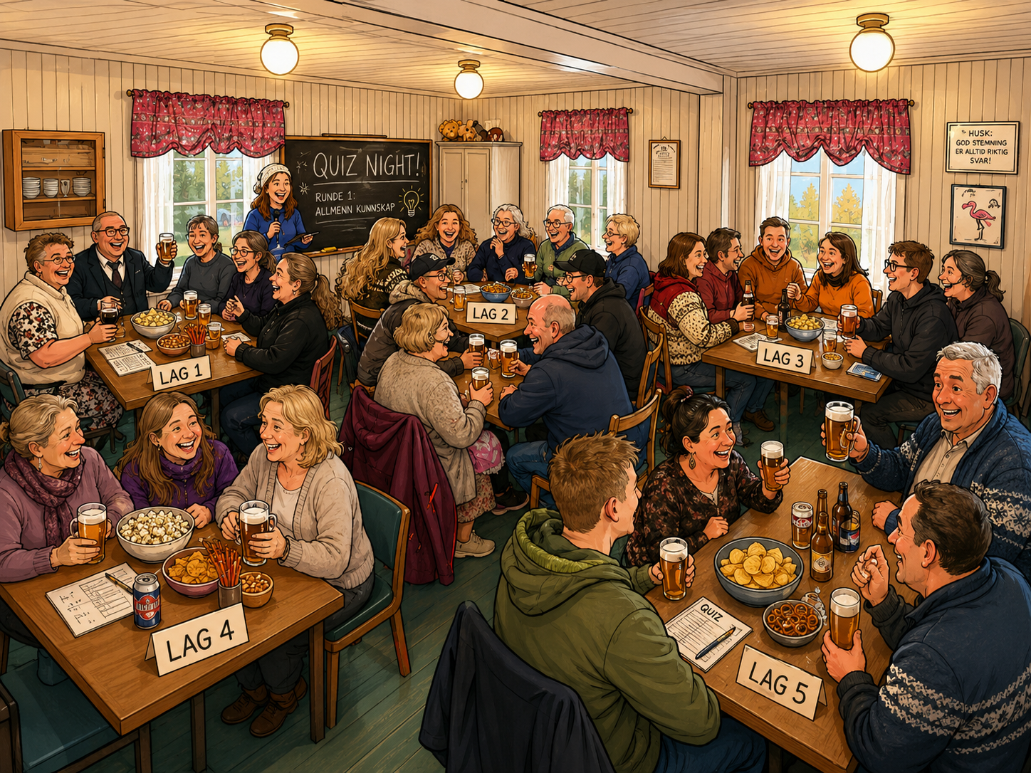 Quiz på Hølera Bygdehus